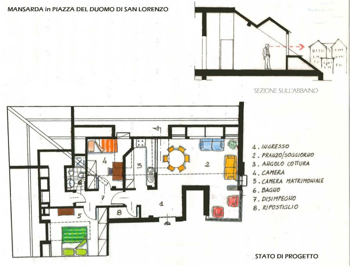 제노바 Loft Fronte Cattedrale 아파트 외부 사진